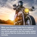 1 Set 130cm 51 18 Length 10mm Id Motorcycle Hydraulic Brake Line Oil Hose Pipe 28a 0a Rubber Braided Cable For Atv Motocross