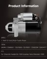 Sdr0270 Starter Fit For Buick Rainier 2004-2007for Cadillac Escalade 2003-2005 Chevy Avalanche Silverado Suburban Tahoe
