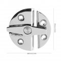 Stainless Steel Round Latch Qiilu Turn Button Catch Rotate Lock For Boat Door Cabinet Hatchway Marine Hardware Accessories