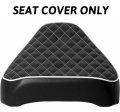 Jmchstore Mini Bike Seat Cover 15 Diamond Stitch Retro For Baja Warrior Wr65 Heat Carbon 6 5 196cc Ht65 Mb165 Trail Cushion