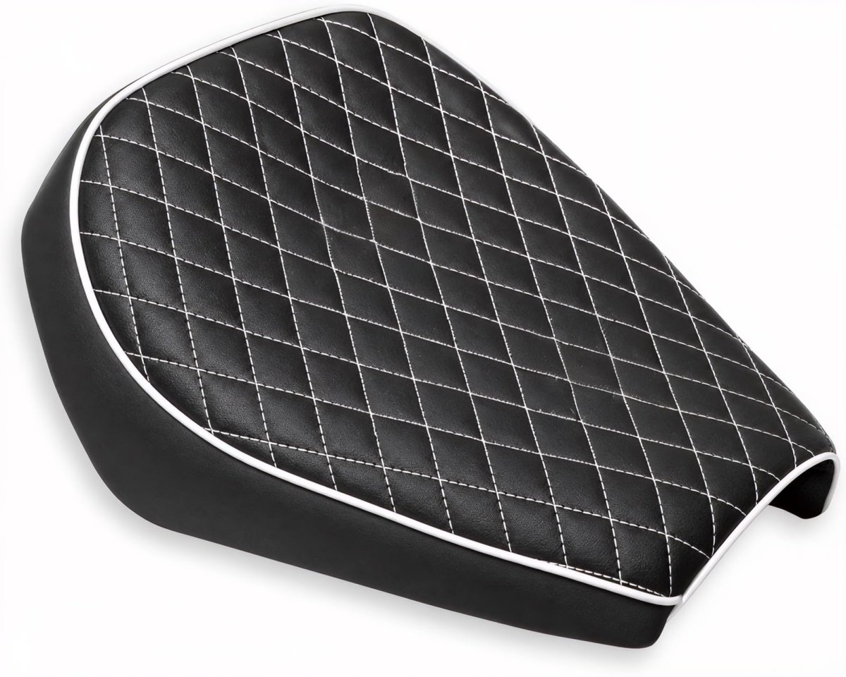 Jmchstore Mini Bike Seat Cover 15 Diamond Stitch Retro For Baja Warrior Wr65 Heat Carbon 6 5 196cc Ht65 Mb165 Trail Cushion