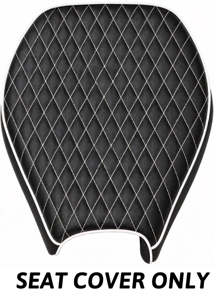 Jmchstore Mini Bike Seat Cover 15 Diamond Stitch Retro For Baja Warrior Wr65 Heat Carbon 6 5 196cc Ht65 Mb165 Trail Cushion