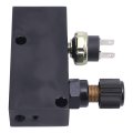 Adjustable Brake Proportioning Valve With Distribution Block 3 16 Inch Black Aluminum For Improved Balance And Compatibility