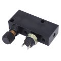Adjustable Brake Proportioning Valve With Distribution Block 3 16 Inch Black Aluminum For Improved Balance And Compatibility