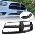 Front Grill Molding Grille Shell Insert For 2011-2014 Dodge Charger Replacement Ch1210108 68104033aa Textured Black 