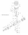 Polaris Atv Standard Piston Ring Set Genuine Oem Part Qty 1