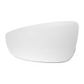 Heated Mirror Glass With Backing Plate For Volkswagen Eos 2009 2016 Driver Side Replacement 3c8857521b Black Standard Style 