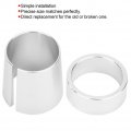 Acouto Clutch Shaft Adapter Accessory 1in Tapered Drive Connector Silver Aluminum Durable