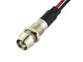 Alpinetech Pl8-w 8mm 5 16 White 12v Led Metal Signal Indicator Pilot Dash Light 