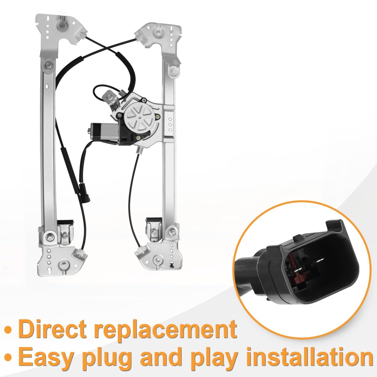 Front Driver Power Window Regulator With Motor For 2004 2005 2006 2007 2008 Ford F150 Extended Cab Supercab 741-430