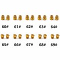 Henkyo 20pcs Holley Carburetor Main Jets Kit For Style Aed Barry Grant Quick Fuel Demon Avenger 1 4 -32 Unf Unified Fine Thread