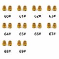 Henkyo 20pcs Holley Carburetor Main Jets Kit For Style Aed Barry Grant Quick Fuel Demon Avenger 1 4 -32 Unf Unified Fine Thread