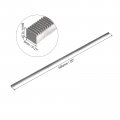 Uxcell 0 5 Mod 8mm X 500mm 45 Carbon Steel Rack For Motor Pinion Gear