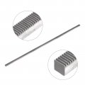 Uxcell 0 5 Mod 8mm X 500mm 45 Carbon Steel Rack For Motor Pinion Gear