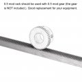 Uxcell 0 5 Mod 8mm X 500mm 45 Carbon Steel Rack For Motor Pinion Gear