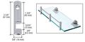 C R Laurence Rdb2bn Crl Brushed Nickel Center Rod Support 