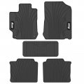 Custom Fit Floor Mats For 2012 2017 Toyota Camry Heavy Duty All Weather Latex Rubber Car Carpets Liner 5 Piece Set Black