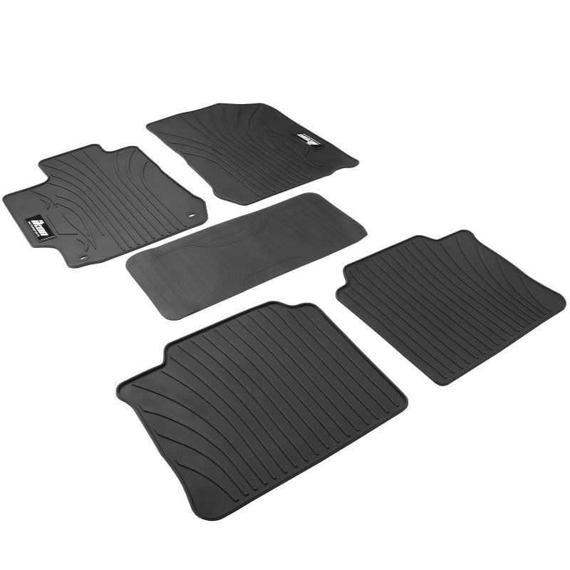 Custom Fit Floor Mats For 2012 2017 Toyota Camry Heavy Duty All Weather Latex Rubber Car Carpets Liner 5 Piece Set Black