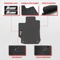 Custom Fit Floor Mats For 2012 2017 Toyota Camry Heavy Duty All Weather Latex Rubber Car Carpets Liner 5 Piece Set Black