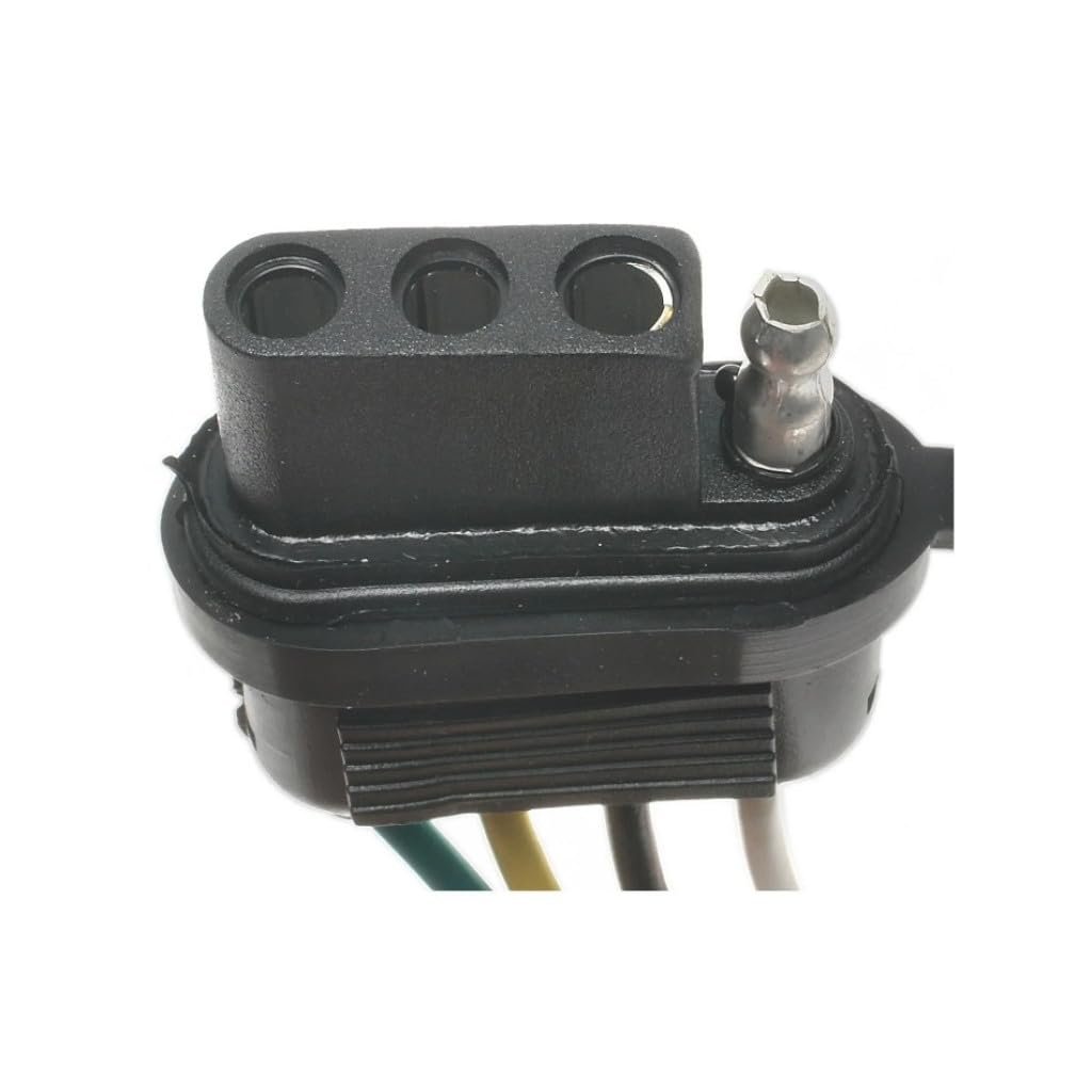 Carlights360 For Audi 80 1990 Trailer Connector Push-in Bullet Terminal Vehicle Side