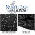 North East Harbor Deluxe All-weather Water Repellent Atv Cover Universal Fits Up To 86 Length 4-wheeler 4x4 Black 190t Protects
