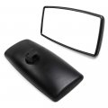 Ocpty Truck Side Hood Mirrors 2 Pcs Upper Main Fit For 2002-on International Durastar 4300 4400 7400 7600 8500 8600 Black