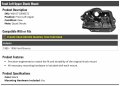 Front Left Driver Side Upper Shock Mount Quad Shocks Compatible With 1980-1996 Ford Bronco