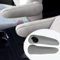 Dskoiph Front Seat Armrest Cover Leather Synthetic 1 Pair For Toyota Sienna 2011 2012 2013 2014 2015 2016 2017 Gray Part Only 
