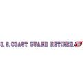 U S Coast Guard Retired Clear Window Strip 
