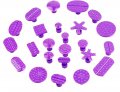Hiyitks Paintless Dent Repair Removal Kit Glue Puller Tabs 24 Pcs Pulling Tab Kits Professional Remover Tool Auto Body For Car 