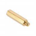 Uxcell M3x20mm 3mm Male-female Brass Hex Pcb Motherboard Spacer Standoff For Fpv Drone Quadcopter Computer Circuit Board 15pcs