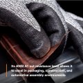 3m Comfort Grip Gloves Cut Resistant Ansi 2 Size Xl 1 Pair Cgxl-cre Nitrile Cutting Medium-duty Washable Knit-cuffed Long