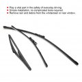 Fydun Windscreen Wiper Blades Car Blade Front 24 Inch 16 Rear 12 Windshield Fits For Nissan Qashqai 2007-2013 Right-hand