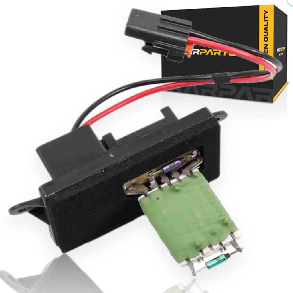 Heating And Ac Blower Motor Resistor For Chevy Tahoe 2000 To 2002 Blade Terminal Male Female Connector Black