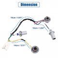 X Autohaux Tail Lamp Holder And Wiring Harness 92450-3q000 For Hyundai Sonata Sedan 0l 2 4l 2011-2014 Rear Light Socket Wire On