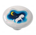 Gotham Decor Unicorn Bucking Under Moon Drawer Cabinet Knob 