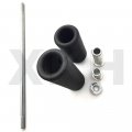 Smt-frame Slider Crash Protector Compatible With 2002 2003 2004 2005 2006 Honda Rc51 Black 02-06 B00ruep1yy