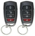 Installgear Car Alarm Security Keyless Entry System Trunk Pop With Two 4-button Remotes 