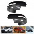 Side Mirror Coverss Passenger Door Cover Left Right Rearview Cover Carbon Fiber Decorative Cap Fit For Outlander 13 1irror