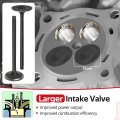 Intake Exhaust Engine Valves Seals Kit For Honda Crf250 Crf250x 2004-2017 Crf250r 2004-2007 Oem 14711-krn-670 14721-krn-670