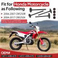 Intake Exhaust Engine Valves Seals Kit For Honda Crf250 Crf250x 2004-2017 Crf250r 2004-2007 Oem 14711-krn-670 14721-krn-670