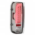 Hecasa Tail Light Brake Lamps Compatible With 1990-1997 Ford F150 F250 F350 Bronco F Super Duty Styleside 3d Led Tube Bar