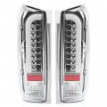 Hecasa Tail Light Brake Lamps Compatible With 1990-1997 Ford F150 F250 F350 Bronco F Super Duty Styleside 3d Led Tube Bar