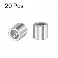Uxcell Round Weld Nuts M6 X 10mm On Bung Female Nut Threaded 201 Stainless Steel Insert Weldable 20pcs
