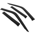 Side Window Deflectors For Nissan Frontier Super Crew Cab 2000 2004 In Channel Rain Guards Visors 4 Piece Set Smoked Tint 