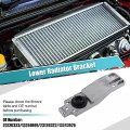 X Autohaux 2set Lower Radiator Bracket With Rubber Cushion Bushing Radiato For Chevrolet Impala 2014-2020 Chevy Malibu