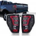 G-plus Tail Light Assembly W Wiring Harness Compatible With Ford F150 2009 2010 2011 2012 2013 2014 Rear Driver Passenger Side