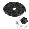 Uxcell Foam Rubber Seal Weather Strip 7mm Diameter 3 Meters Long Black