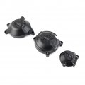 Liru Motorcycles Engine Case Cover Black Stator Crank Cap Protector Slider For Honda Cbr500r Cb500f X 2013-2018
