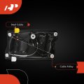 A-premium Power Window Regulator With Panel Compatible Land Rover Lr2 2008-2015 Front Right Passenger Side